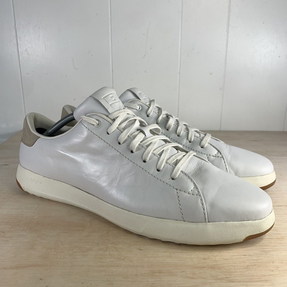Cole Haan GrandoPro WhiteTennis Sneakers Lace Up C22584 Men's Size 12